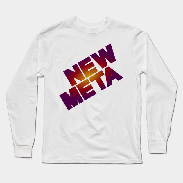 New Meta Long Sleeve T-Shirt by Sanguium